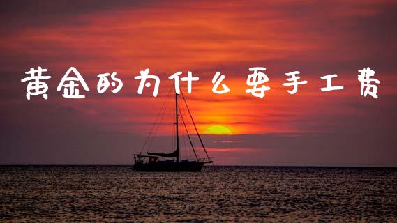 黄金的为什么要手工费_https://wap.yjjixie.cn_保险理财_第1张