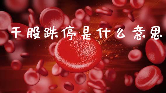 干股跌停是什么意思_https://wap.yjjixie.cn_商业资讯_第1张