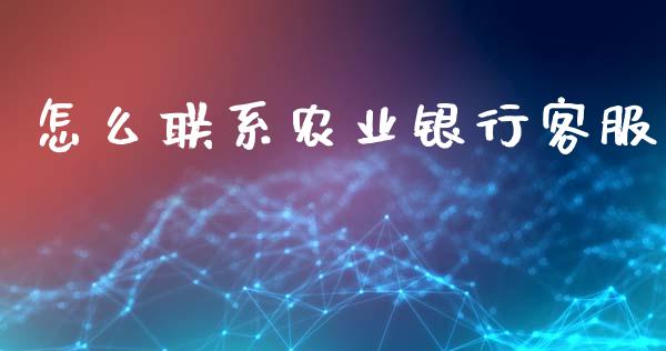 怎么联系农业银行客服_https://wap.yjjixie.cn_港股行情_第1张