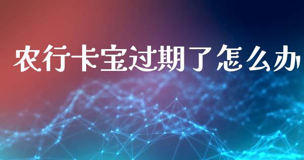 农行卡宝过期了怎么办_https://wap.yjjixie.cn_港股行情_第1张
