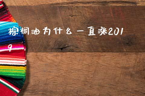 棕榈油为什么一直涨2019_https://wap.yjjixie.cn_港股行情_第1张