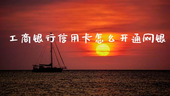 工商银行信用卡怎么开通网银_https://wap.yjjixie.cn_港股行情_第1张