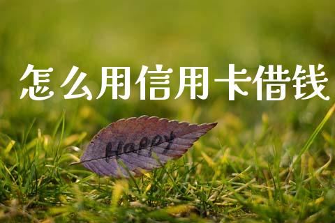怎么用信用卡借钱_https://wap.yjjixie.cn_证券市场_第1张