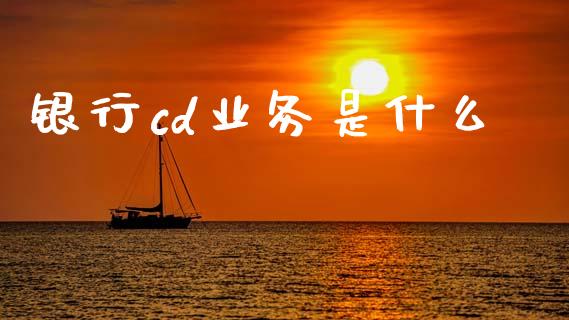 银行cd业务是什么_https://wap.yjjixie.cn_保险理财_第1张