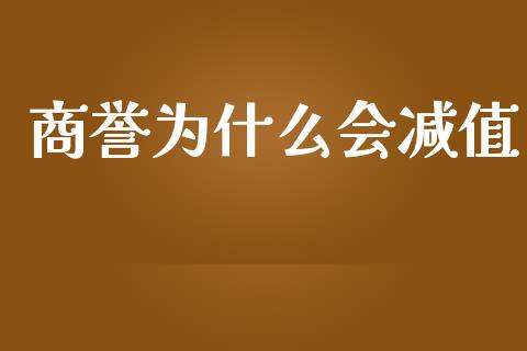 商誉为什么会减值_https://wap.yjjixie.cn_证券市场_第1张