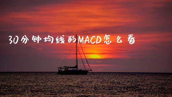 30分钟均线的MACD怎么看_https://wap.yjjixie.cn_证券市场_第1张