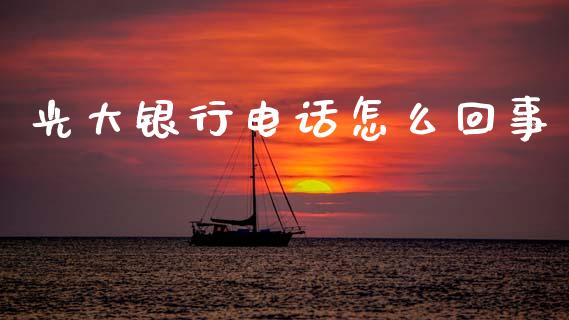 光大银行电话怎么回事_https://wap.yjjixie.cn_保险理财_第1张