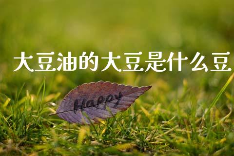 大豆油的大豆是什么豆_https://wap.yjjixie.cn_商业资讯_第1张