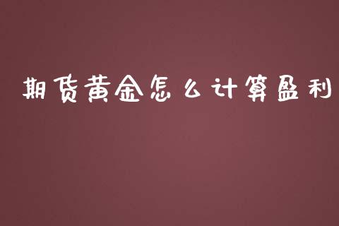 期货黄金怎么计算盈利_https://wap.yjjixie.cn_商业资讯_第1张
