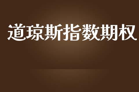 道琼斯指数期权_https://wap.yjjixie.cn_保险理财_第1张