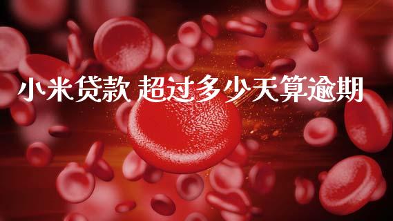 小米贷款 超过多少天算逾期_https://wap.yjjixie.cn_证券市场_第1张