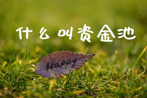 什么叫资金池_https://wap.yjjixie.cn_证券市场_第1张