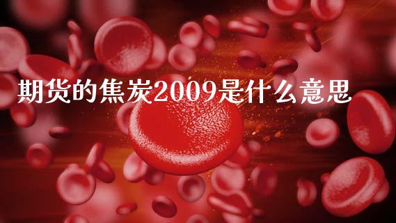 期货的焦炭2009是什么意思_https://wap.yjjixie.cn_证券市场_第1张