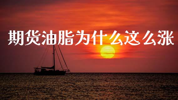 期货油脂为什么这么涨_https://wap.yjjixie.cn_商业资讯_第1张