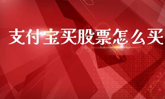 支付宝买股票怎么买_https://wap.yjjixie.cn_保险理财_第1张
