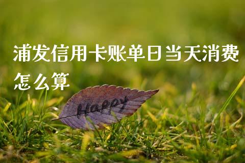 浦发信用卡账单日当天消费怎么算_https://wap.yjjixie.cn_证券市场_第1张