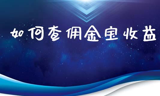 如何查佣金宝收益_https://wap.yjjixie.cn_证券市场_第1张