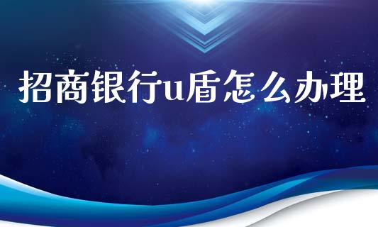 招商银行u盾怎么办理_https://wap.yjjixie.cn_港股行情_第1张