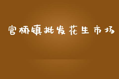 官桥镇批发花生市场_https://wap.yjjixie.cn_商业资讯_第1张