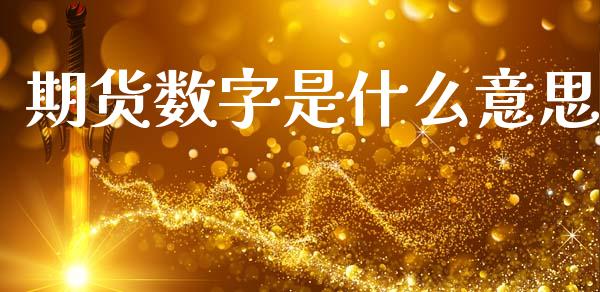 期货数字是什么意思_https://wap.yjjixie.cn_保险理财_第1张
