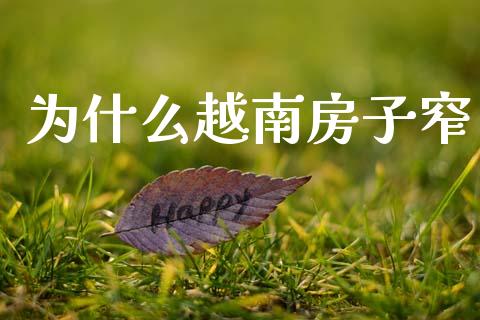 为什么越南房子窄_https://wap.yjjixie.cn_保险理财_第1张
