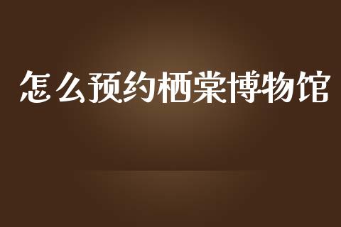 怎么预约栖棠博物馆_https://wap.yjjixie.cn_商业资讯_第1张