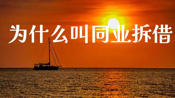 为什么叫同业拆借_https://wap.yjjixie.cn_商业资讯_第1张