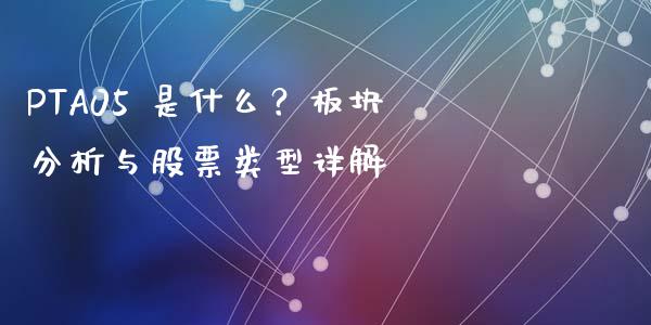 PTA05 是什么？板块分析与股票类型详解_https://wap.yjjixie.cn_商业资讯_第1张