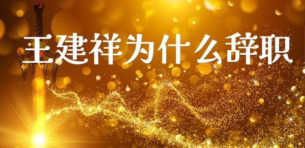 王建祥为什么辞职_https://wap.yjjixie.cn_商业资讯_第1张
