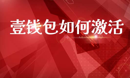 壹钱包如何激活_https://wap.yjjixie.cn_商业资讯_第1张