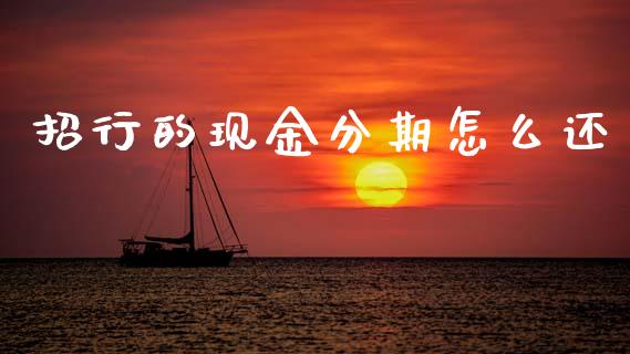 招行的现金分期怎么还_https://wap.yjjixie.cn_保险理财_第1张