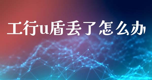 工行u盾丢了怎么办_https://wap.yjjixie.cn_港股行情_第1张