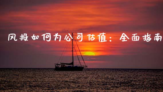 风投如何为公司估值：全面指南_https://wap.yjjixie.cn_保险理财_第1张