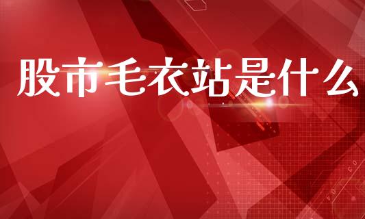 股市毛衣站是什么_https://wap.yjjixie.cn_证券市场_第1张