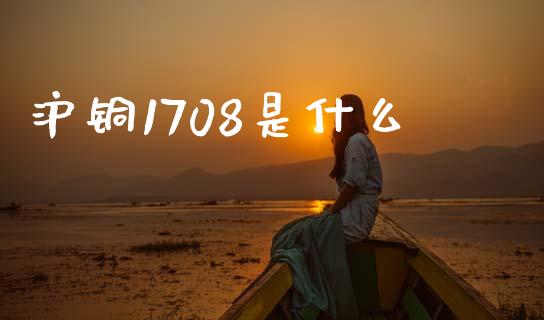 沪铜1708是什么_https://wap.yjjixie.cn_证券市场_第1张