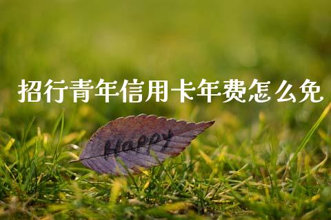 招行青年信用卡年费怎么免_https://wap.yjjixie.cn_港股行情_第1张
