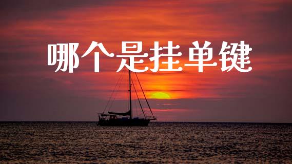 哪个是挂单键_https://wap.yjjixie.cn_港股行情_第1张