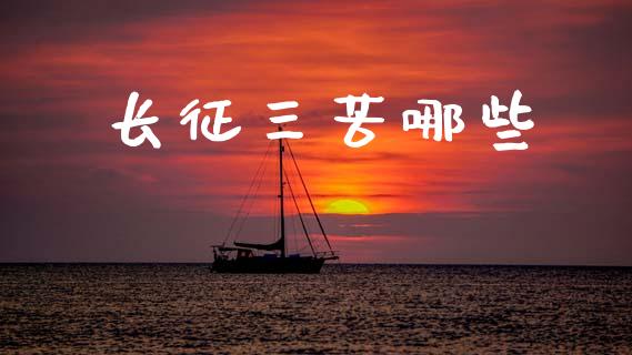 长征三苦哪些_https://wap.yjjixie.cn_商业资讯_第1张