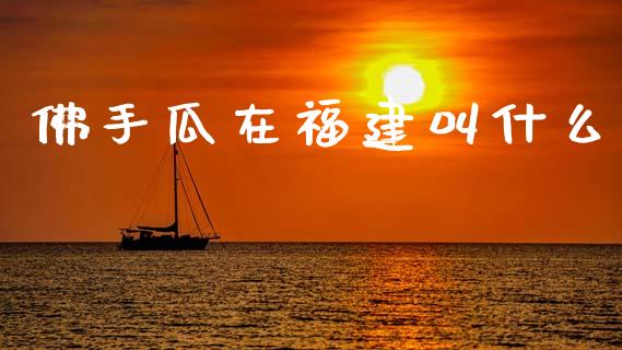佛手瓜在福建叫什么_https://wap.yjjixie.cn_商业资讯_第1张