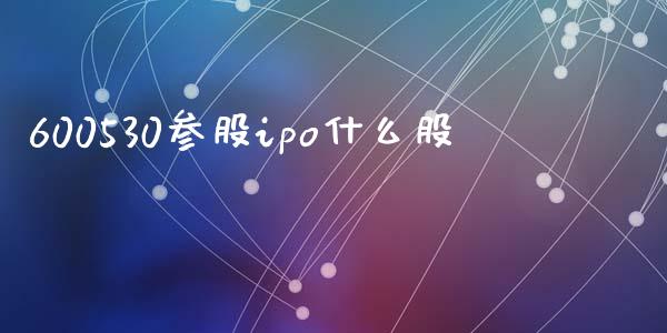600530参股ipo什么股_https://wap.yjjixie.cn_证券市场_第1张