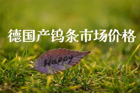 德国产钨条市场价格_https://wap.yjjixie.cn_港股行情_第1张