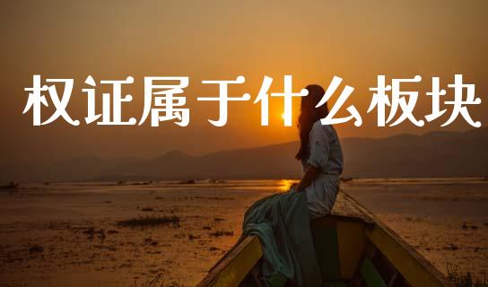权证属于什么板块_https://wap.yjjixie.cn_商业资讯_第1张