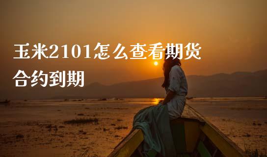 玉米2101怎么查看期货合约到期_https://wap.yjjixie.cn_保险理财_第1张