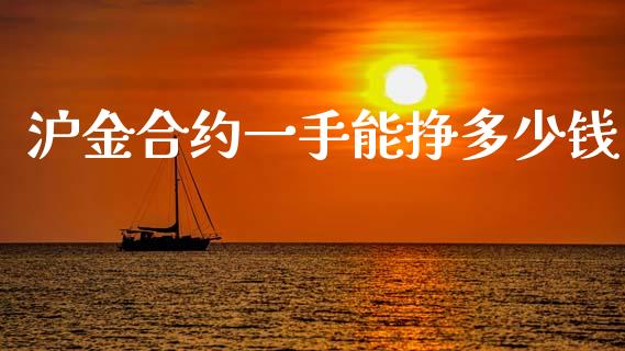 沪金合约一手能挣多少钱_https://wap.yjjixie.cn_商业资讯_第1张