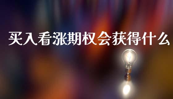 买入看涨期权会获得什么_https://wap.yjjixie.cn_商业资讯_第1张