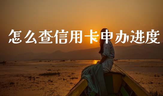 怎么查信用卡申办进度_https://wap.yjjixie.cn_商业资讯_第1张