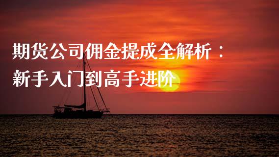 期货公司佣金提成全解析：新手入门到高手进阶_https://wap.yjjixie.cn_保险理财_第1张