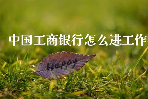 中国工商银行怎么进工作_https://wap.yjjixie.cn_保险理财_第1张