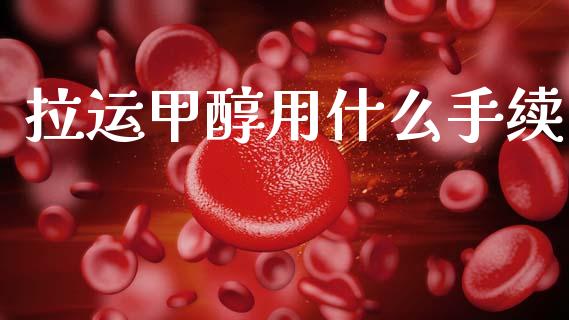 拉运甲醇用什么手续_https://wap.yjjixie.cn_港股行情_第1张