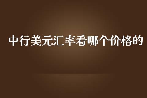 中行美元汇率看哪个价格的_https://wap.yjjixie.cn_港股行情_第1张